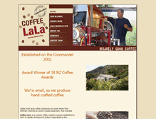 Tablet Screenshot of coffeelala.com